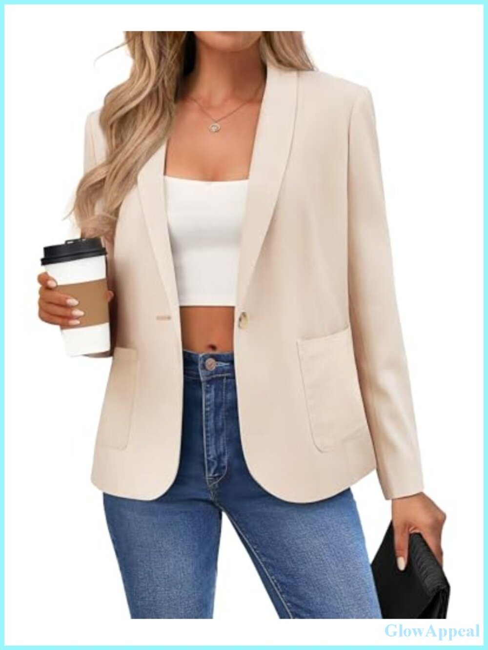 Belle Poque Linen Blend Blazer Long Sleeve Shawl Lapel Suit Jacket